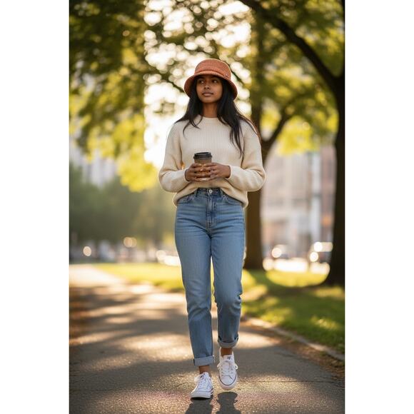 NWT Y2K Coach F80225 Scaro Herringbone Crusher Hat Size P/S - Picture 7 of 7